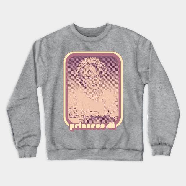 Princess Diana /// Retro Style Fan Design Crewneck Sweatshirt by DankFutura